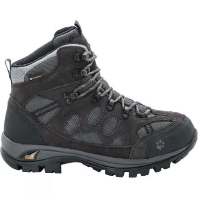 Botas Jack Wolfskin All Terrain 7 Texapore Mid Mujer Gris Oscuro - Chile UPB064951